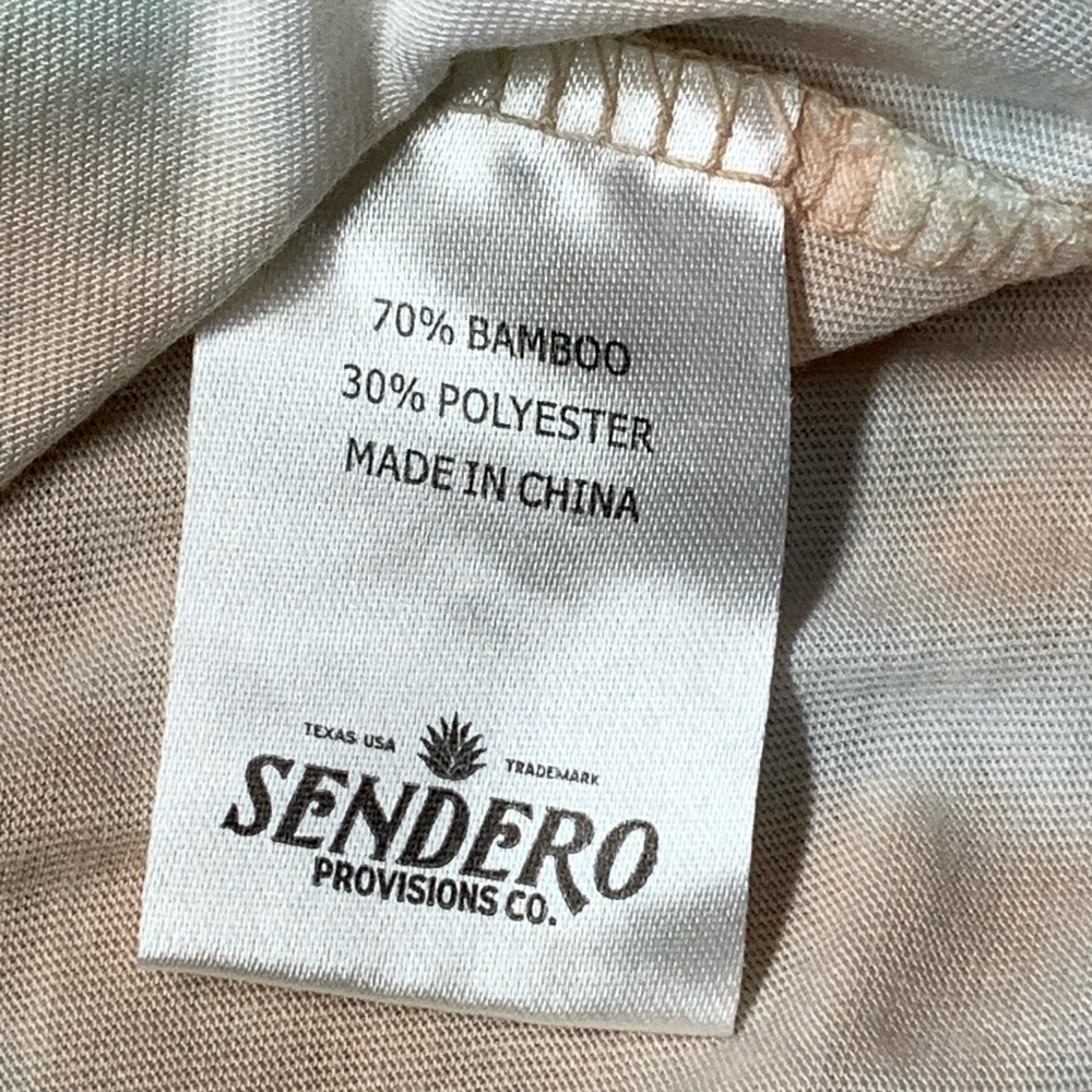 NEW Sendero Yucatan Bamboo Hoodie Tech Shirt Tie Dye Waco Surf 70%BAMBOO Size XL - Picture 11 of 11